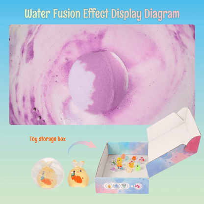 Bath Bombs for Kids with Toys Inside