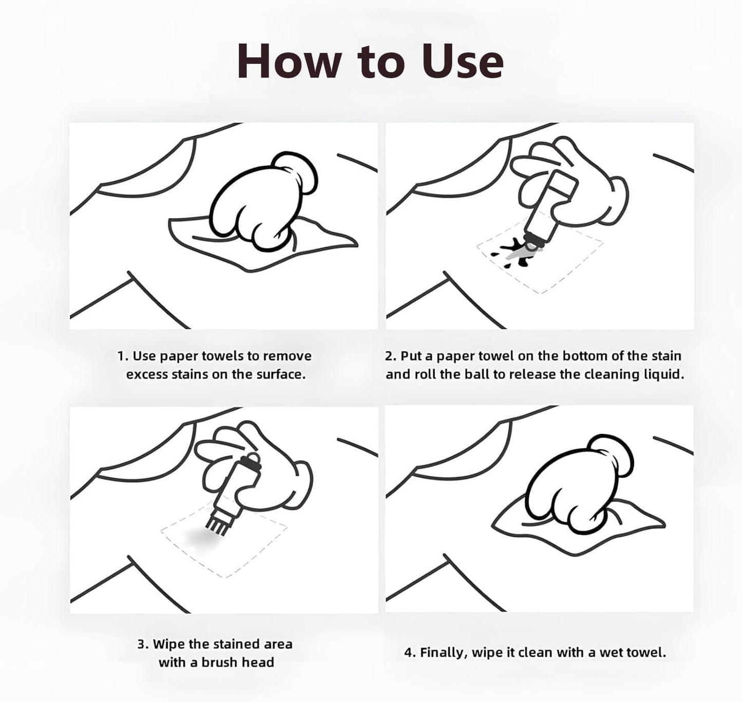 3-Second Stain Remover Pen for Clothes, 12ml On-the-Go Spot Cleaner