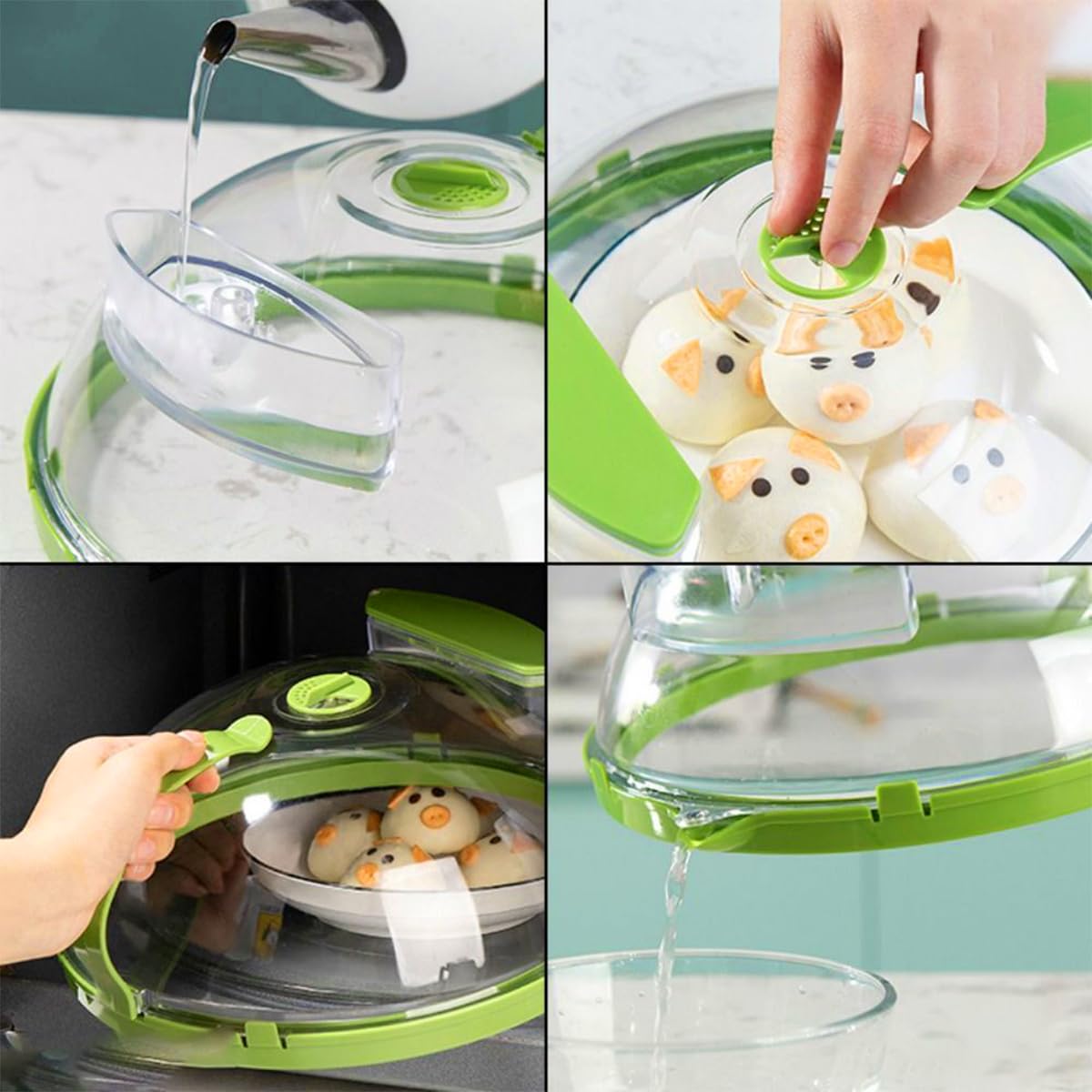 Microwave Cover for Food, 10 Inch Plate Covers
