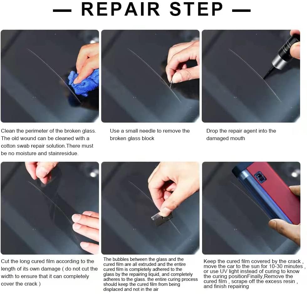 Auto Windscreen Glass Cracks Repair Kit