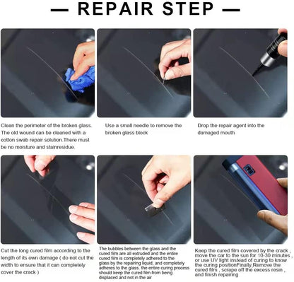 Auto Windscreen Glass Cracks Repair Kit