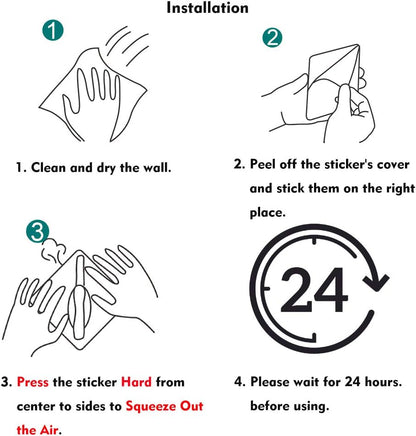 12 Pack Clear Self Adhesive Hooks Transparent Sticky Towel Hook Wall Hangers