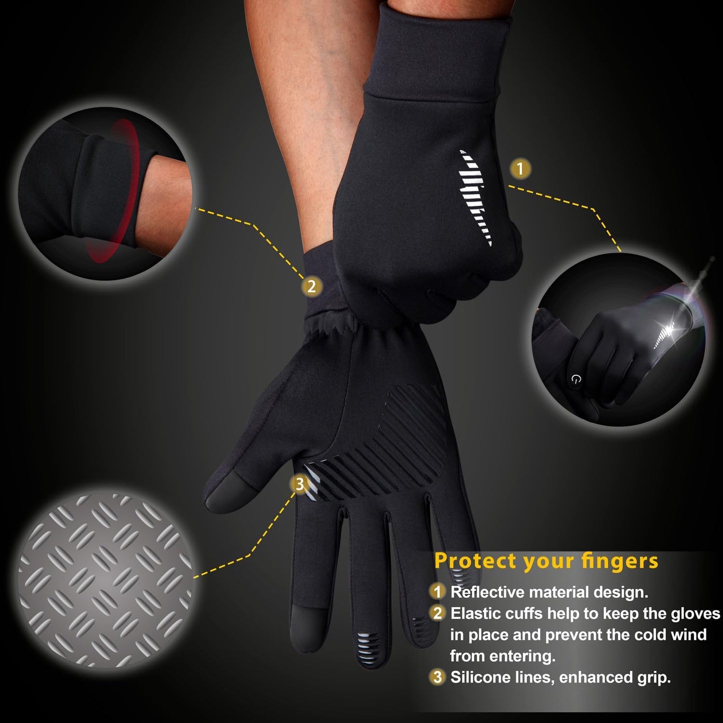 Winter Thermal Gloves Women