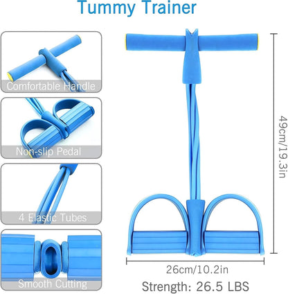 New Sit up Leg Stretch Rope Exercise Band with Handles