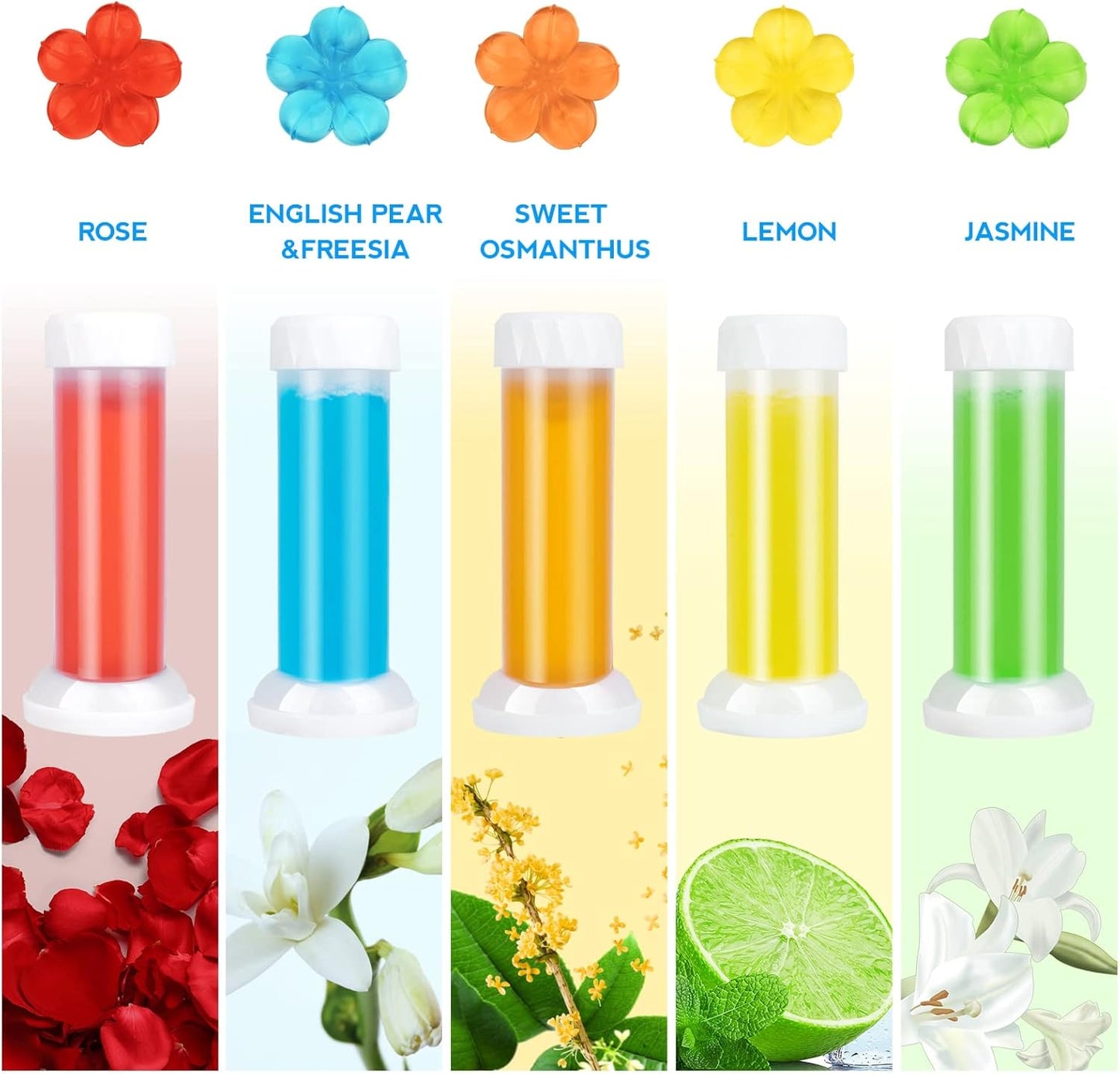 Flower Toilet Gel Stamp set