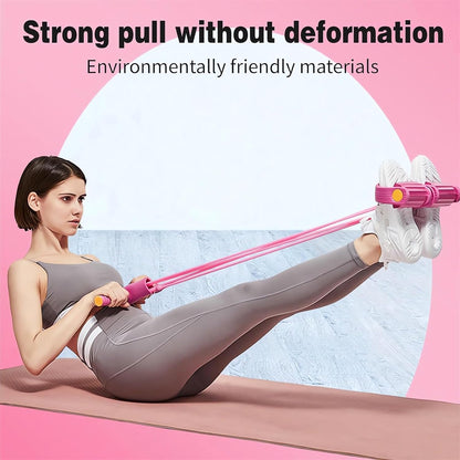 New Sit up Leg Stretch Rope Exercise Band with Handles