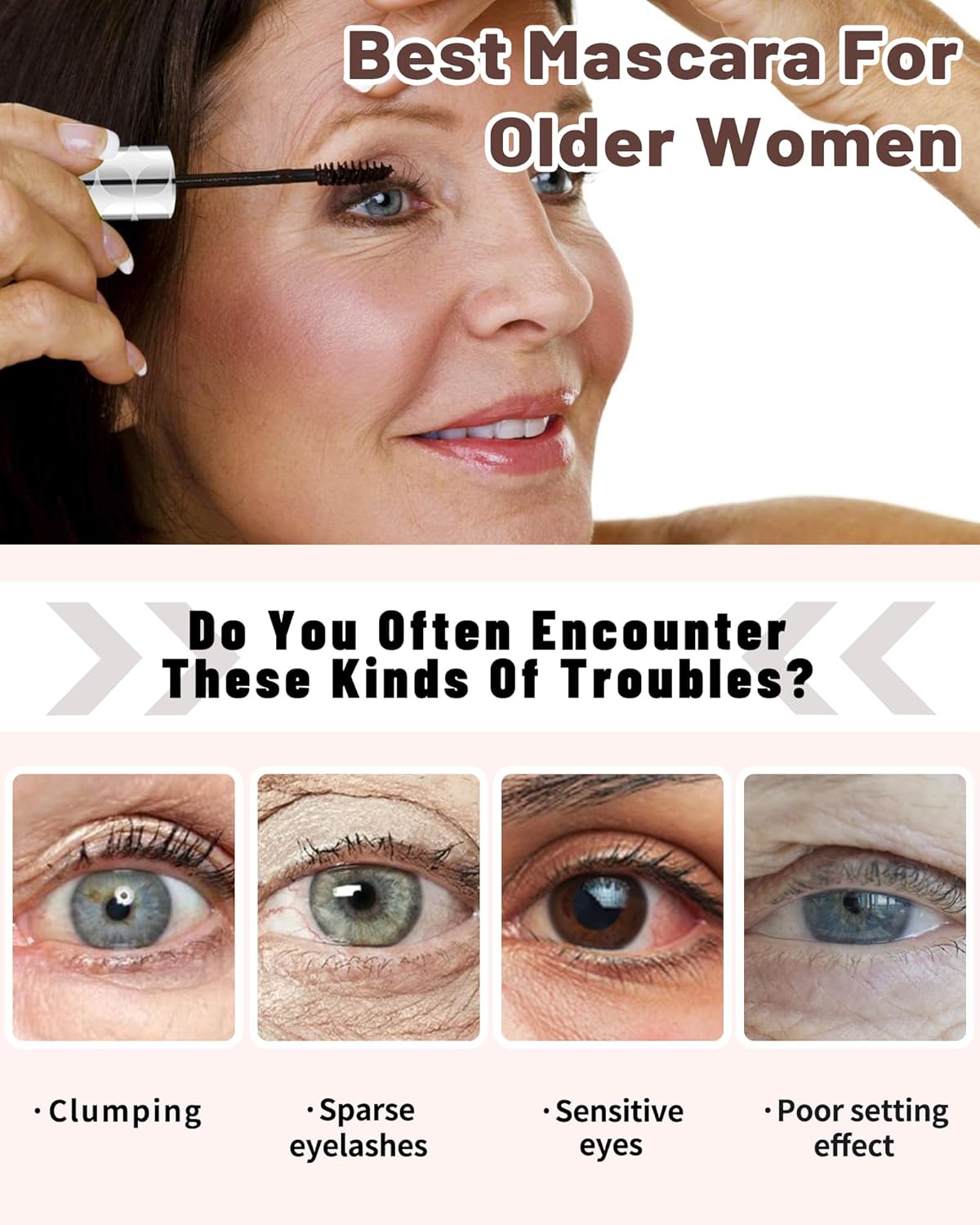 Mascara for Older Women with Sensitive Eyes