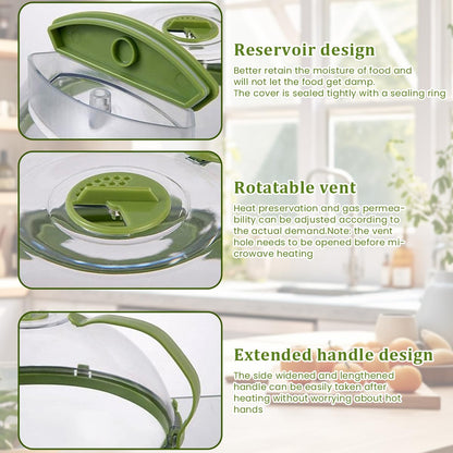 Microwave Cover for Food, 10 Inch Plate Covers