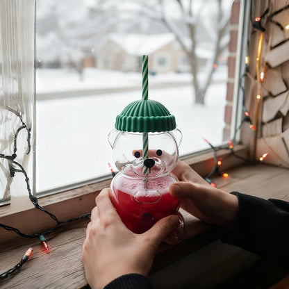 Cute Bear Straw Cup