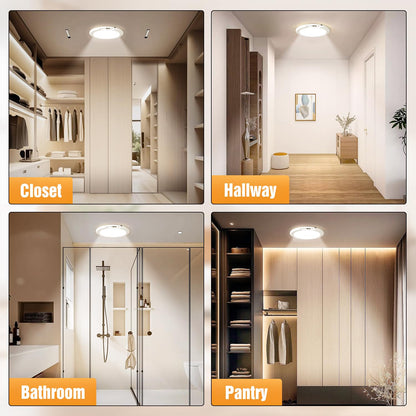 Rechargeable Motion Sensor Ceiling Light with Remote