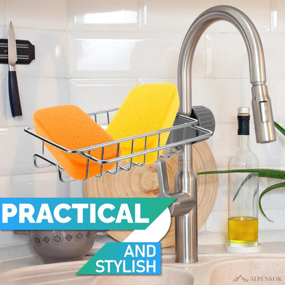 Faucet Sponge Holder for Kitchen Sink