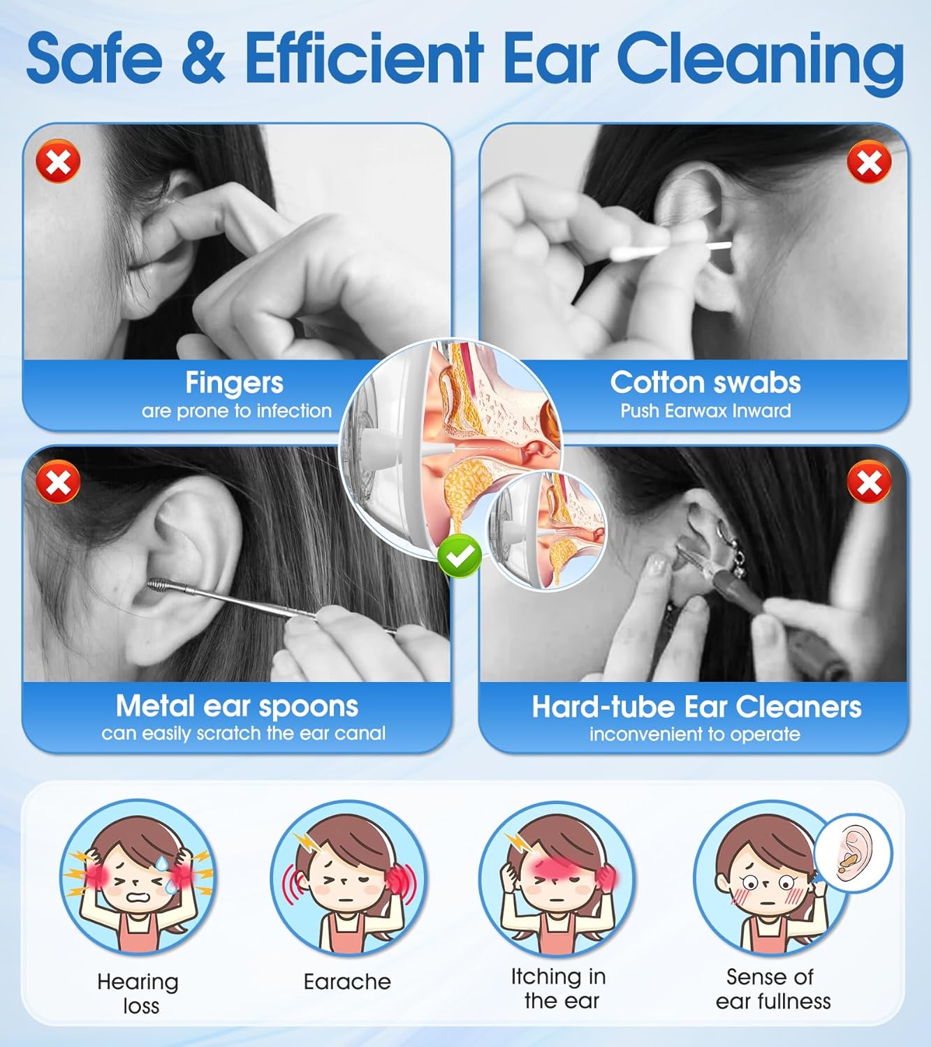 Ear Cleaner, electric ear cleaning kit