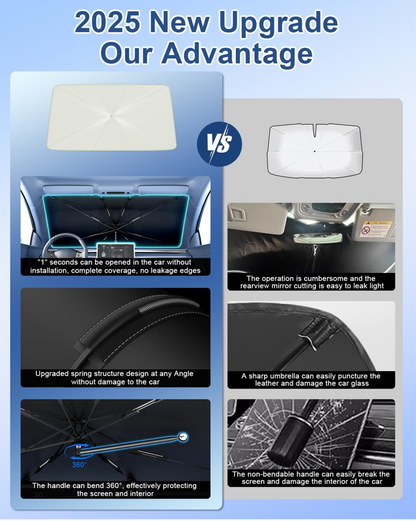 Car Windshield Sun Shade Umbrella