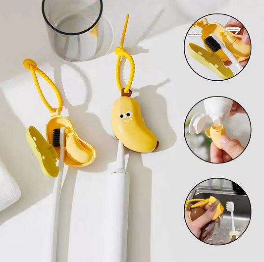 Banana Toothbrush Covers