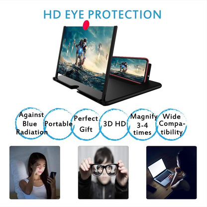 3D HD Mobile Screen Magnifier
