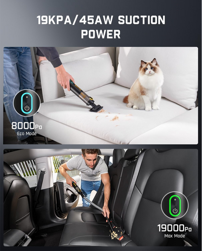 4-in-1 Cordless Car Vacuum Cleaner