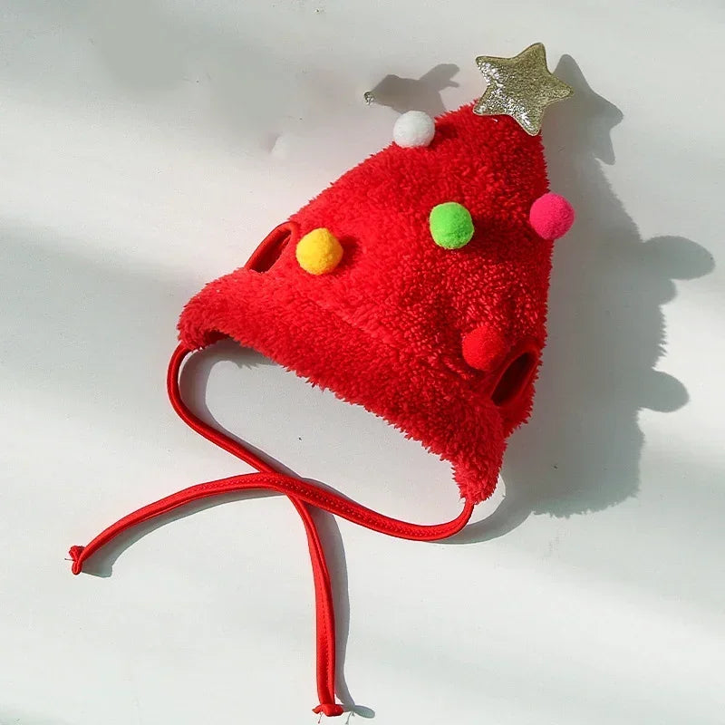 Christmas Cute Hat and Towel For Pets