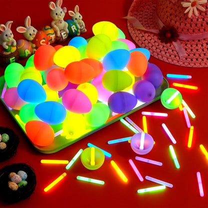 Premium Glow-in-the-Dark Easter Eggs – 100 PCS Luminous Egg Set